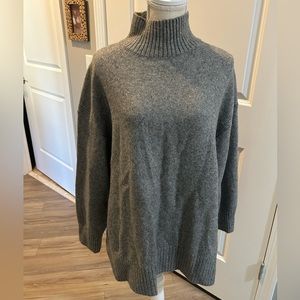 Women’s H & M Grey Sweater with side vents - Medium.